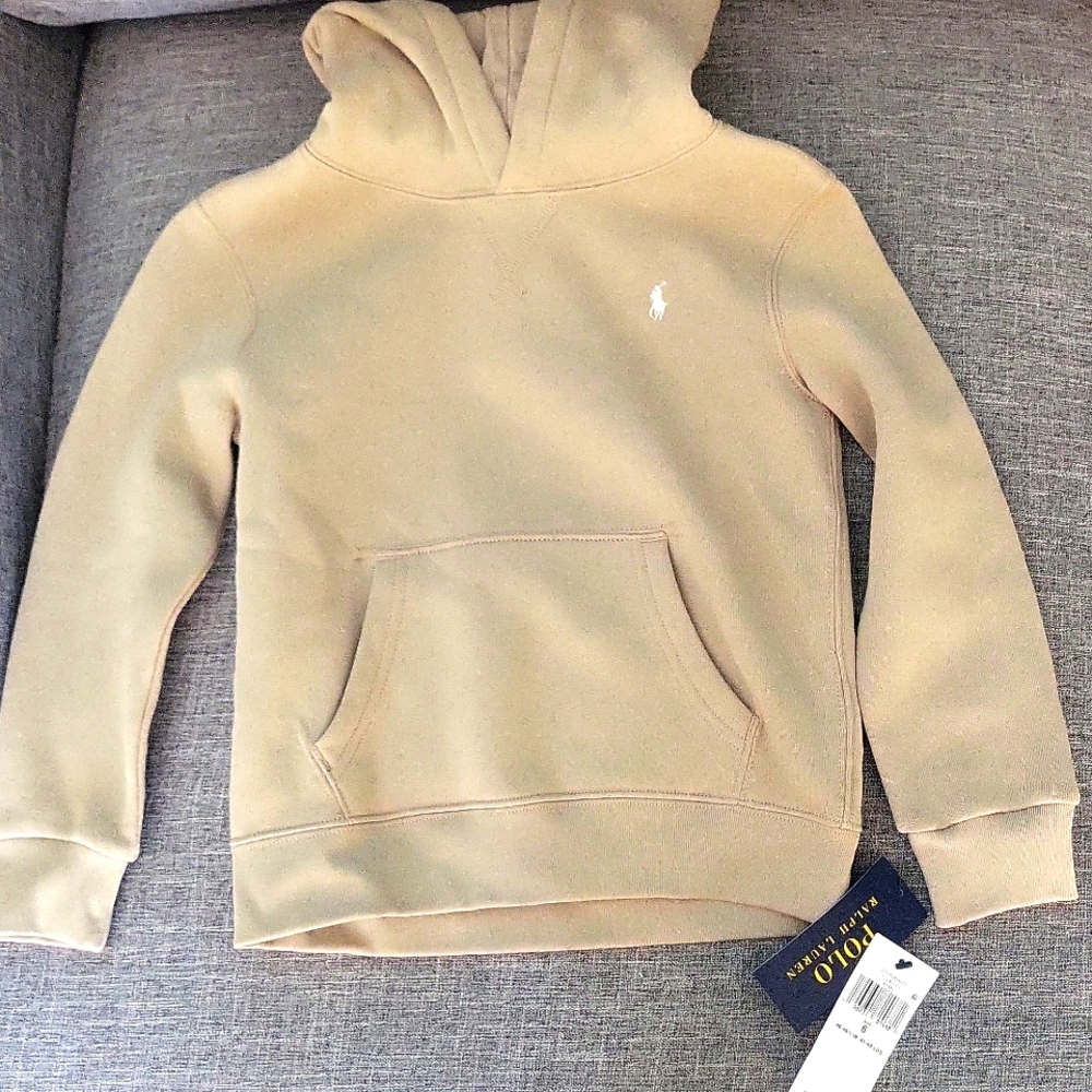 Ralph Laurel Size 6 Toddler Khaki Hoodie